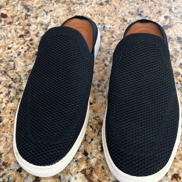 🔥NWOB. Lucky Brand Larlan Comfort Mule Womens Size 9M Fossilized Knit Black - Picture 3 of 6